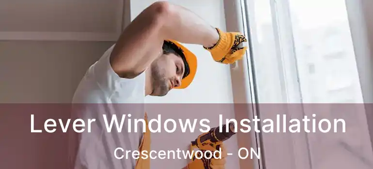  Lever Windows Installation Crescentwood - ON