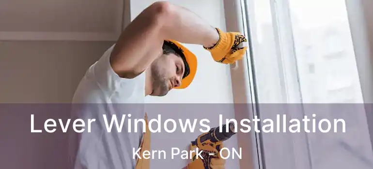  Lever Windows Installation Kern Park - ON