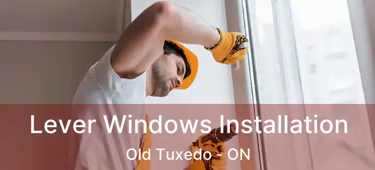  Lever Windows Installation Old Tuxedo - ON