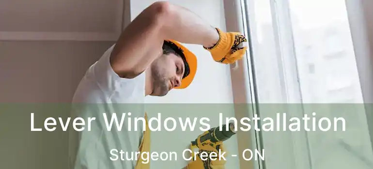  Lever Windows Installation Sturgeon Creek - ON