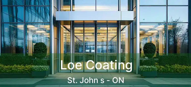  Loe Coating St. John s - ON