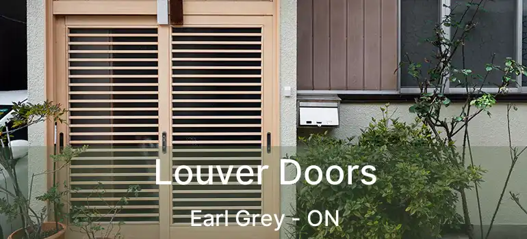  Louver Doors Earl Grey - ON