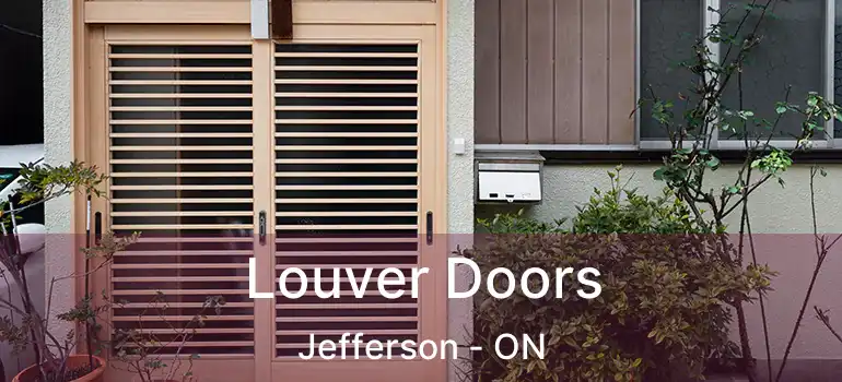  Louver Doors Jefferson - ON