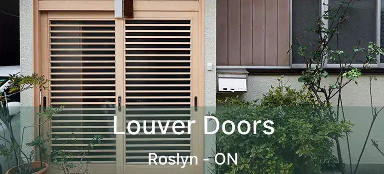  Louver Doors Roslyn - ON
