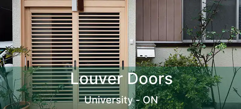  Louver Doors University - ON