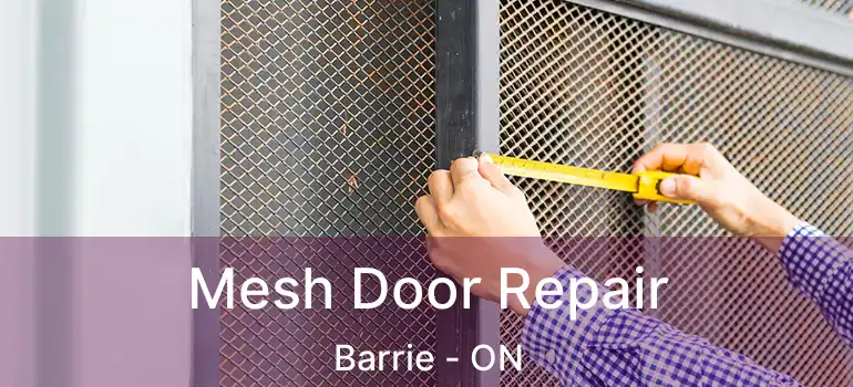  Mesh Door Repair Barrie - ON