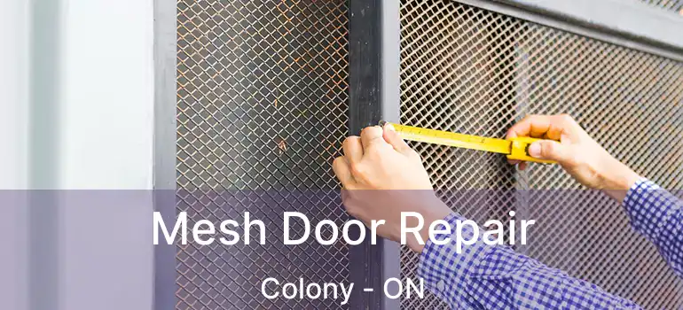  Mesh Door Repair Colony - ON