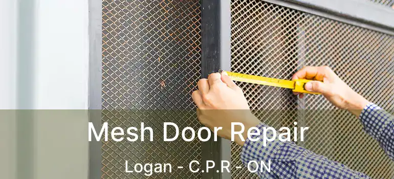  Mesh Door Repair Logan - C.P.R - ON