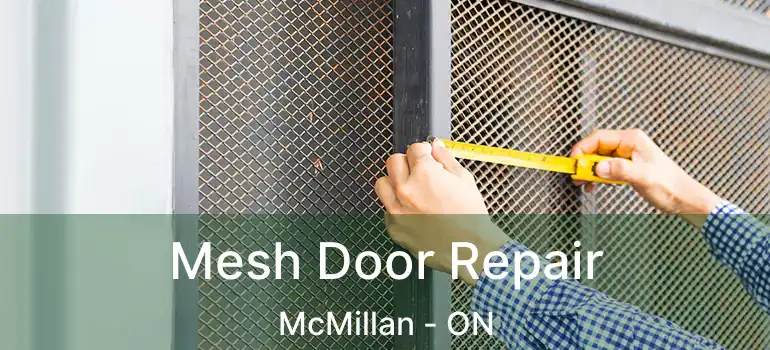  Mesh Door Repair McMillan - ON