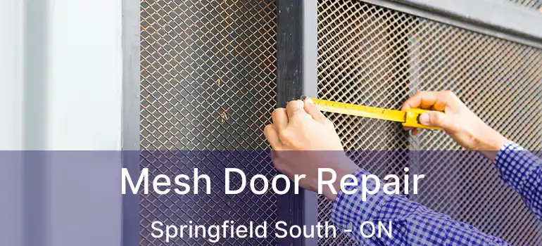  Mesh Door Repair Springfield South - ON