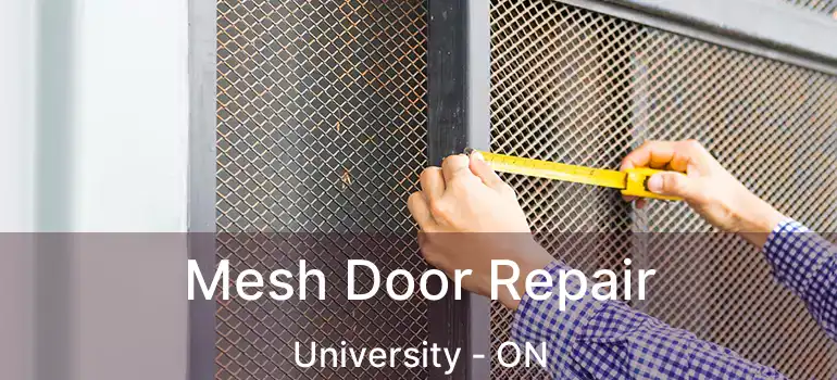  Mesh Door Repair University - ON