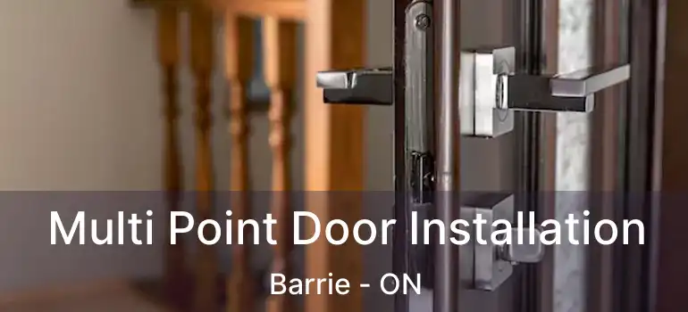  Multi Point Door Installation Barrie - ON