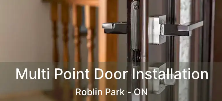  Multi Point Door Installation Roblin Park - ON