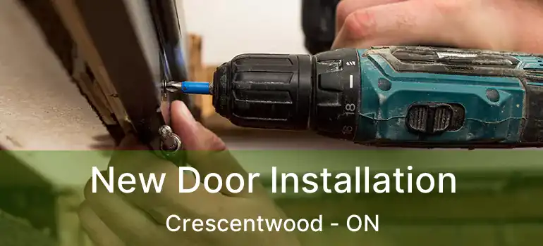  New Door Installation Crescentwood - ON