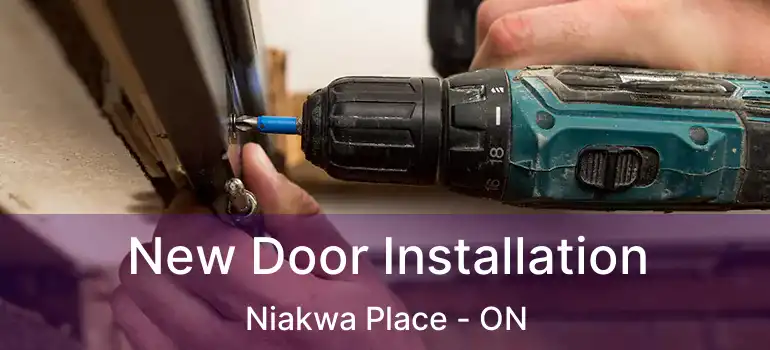  New Door Installation Niakwa Place - ON