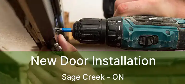  New Door Installation Sage Creek - ON