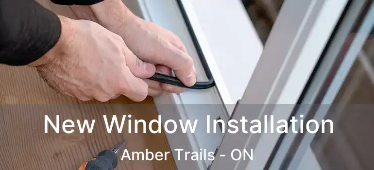  New Window Installation Amber Trails - ON