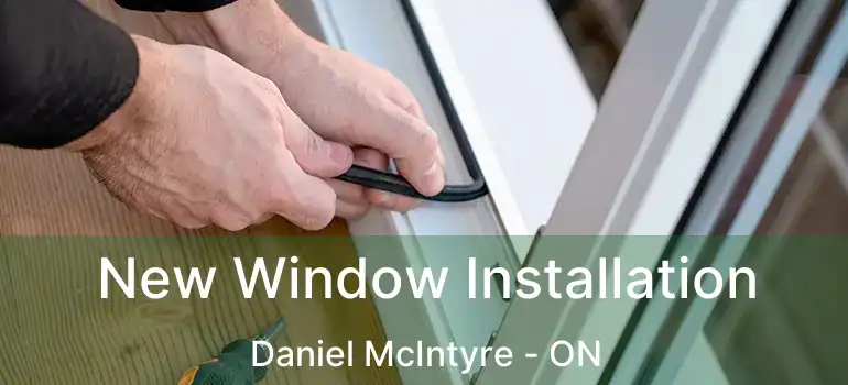  New Window Installation Daniel McIntyre - ON