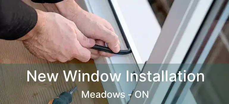  New Window Installation Meadows - ON