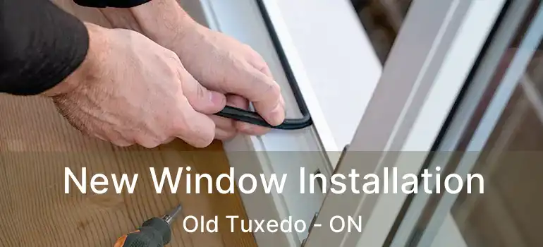 New Window Installation Old Tuxedo - ON