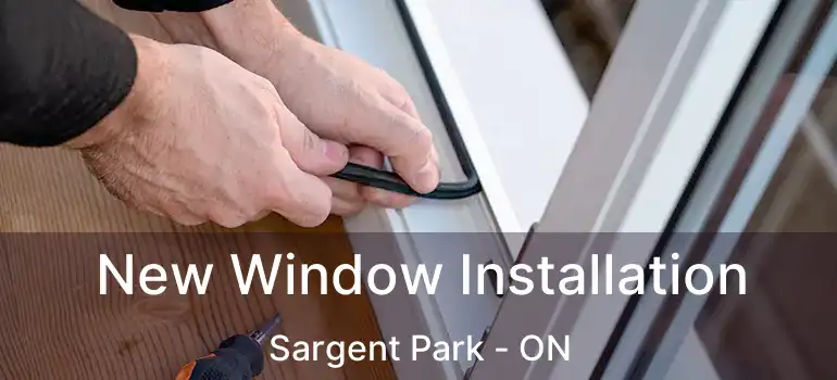  New Window Installation Sargent Park - ON