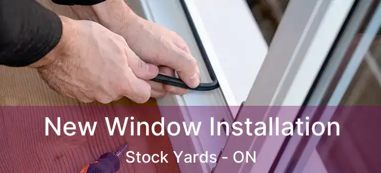  New Window Installation Stock Yards - ON