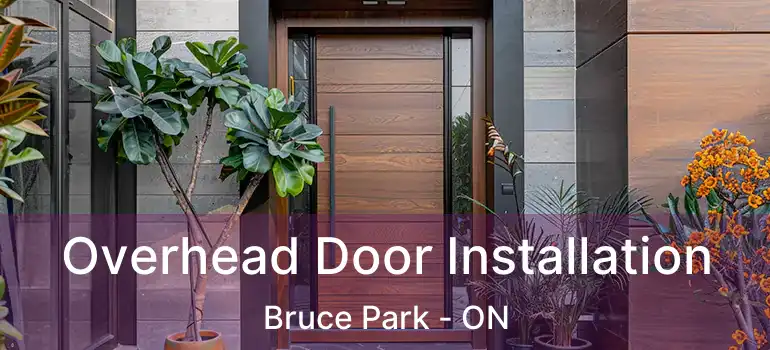  Overhead Door Installation Bruce Park - ON
