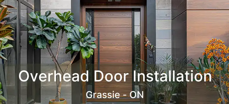 Overhead Door Installation Grassie - ON