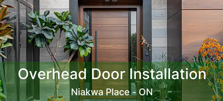  Overhead Door Installation Niakwa Place - ON