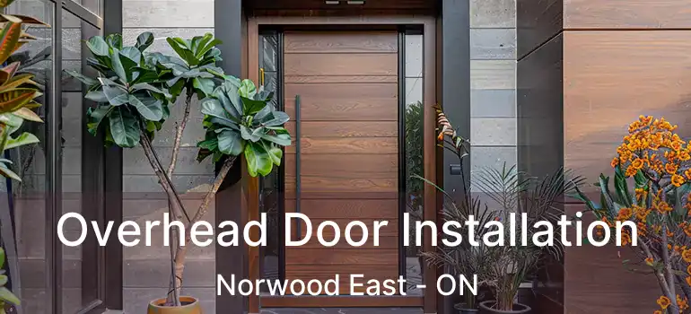  Overhead Door Installation Norwood East - ON