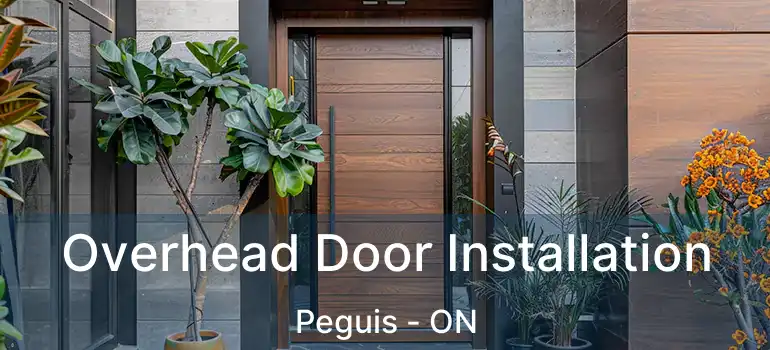  Overhead Door Installation Peguis - ON