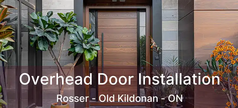  Overhead Door Installation Rosser - Old Kildonan - ON