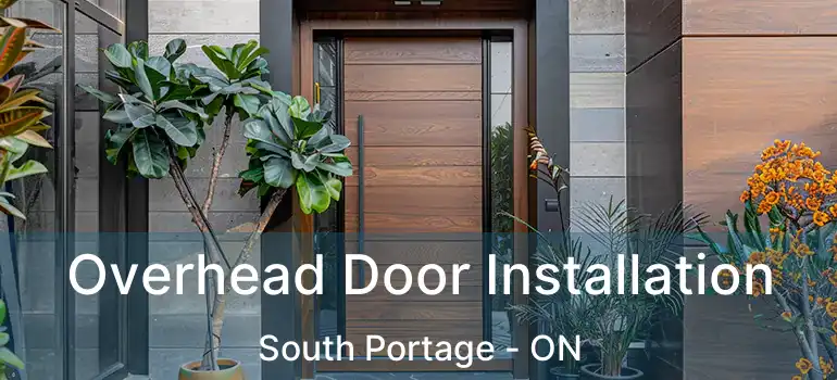  Overhead Door Installation South Portage - ON
