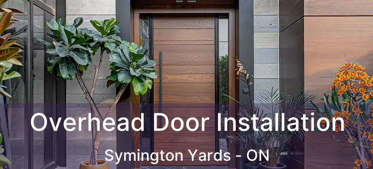  Overhead Door Installation Symington Yards - ON