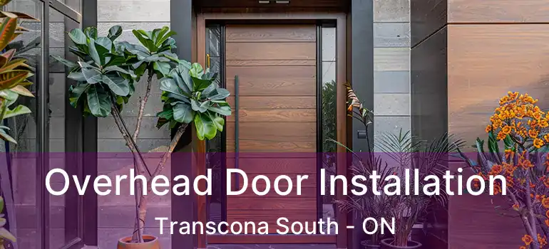  Overhead Door Installation Transcona South - ON