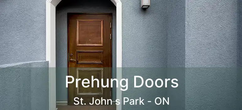  Prehung Doors St. John s Park - ON