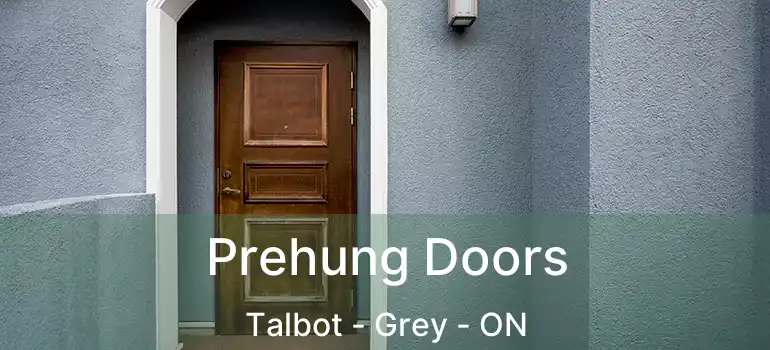  Prehung Doors Talbot - Grey - ON