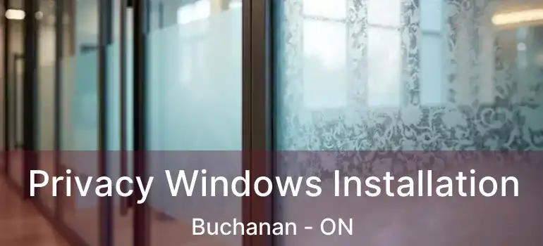  Privacy Windows Installation Buchanan - ON