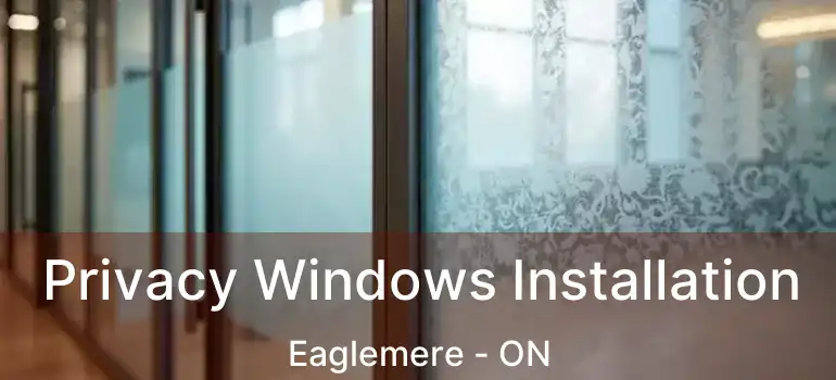  Privacy Windows Installation Eaglemere - ON