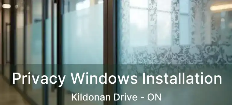 Privacy Windows Installation Kildonan Drive - ON