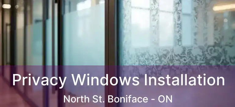  Privacy Windows Installation North St. Boniface - ON