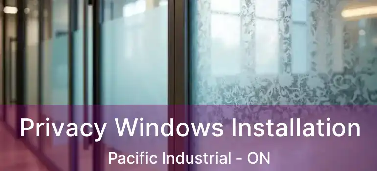  Privacy Windows Installation Pacific Industrial - ON