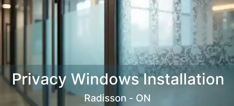  Privacy Windows Installation Radisson - ON