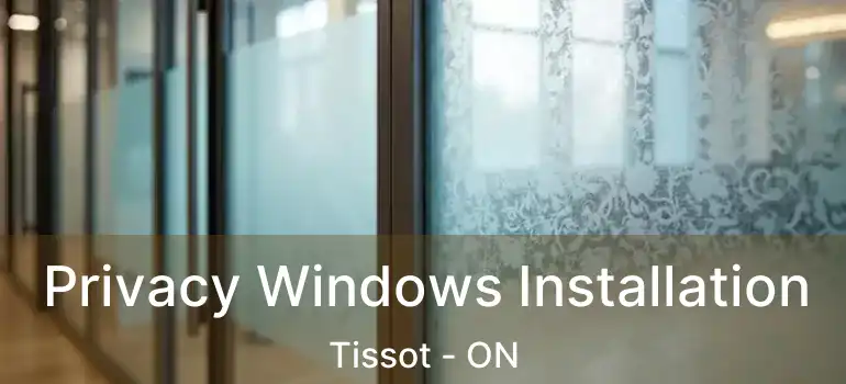  Privacy Windows Installation Tissot - ON
