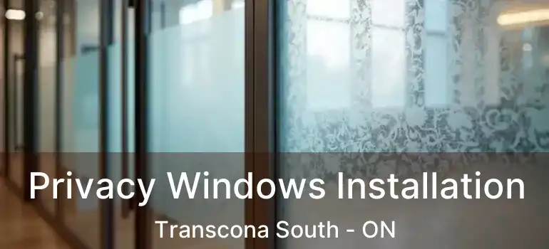  Privacy Windows Installation Transcona South - ON