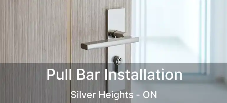  Pull Bar Installation Silver Heights - ON