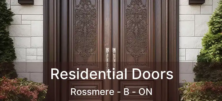  Residential Doors Rossmere - B - ON