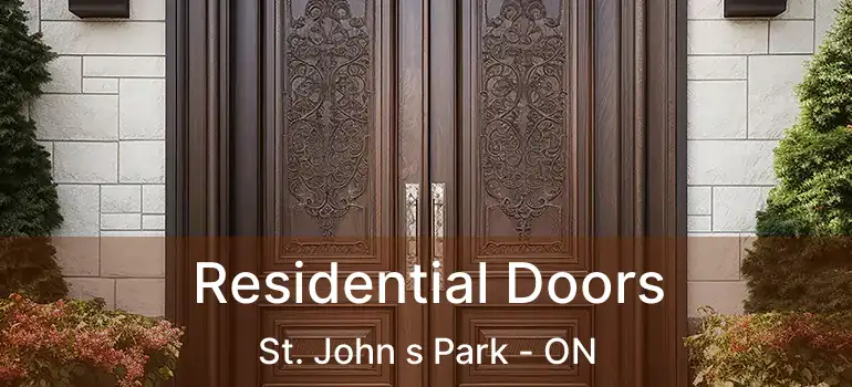  Residential Doors St. John s Park - ON