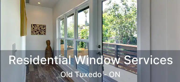  Residential Window Services Old Tuxedo - ON