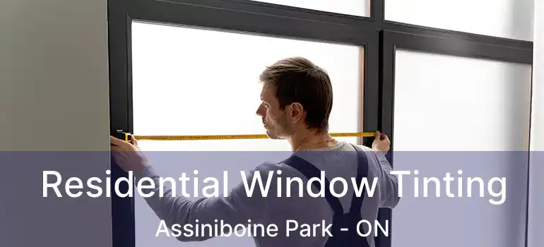 Residential Window Tinting Assiniboine Park - ON